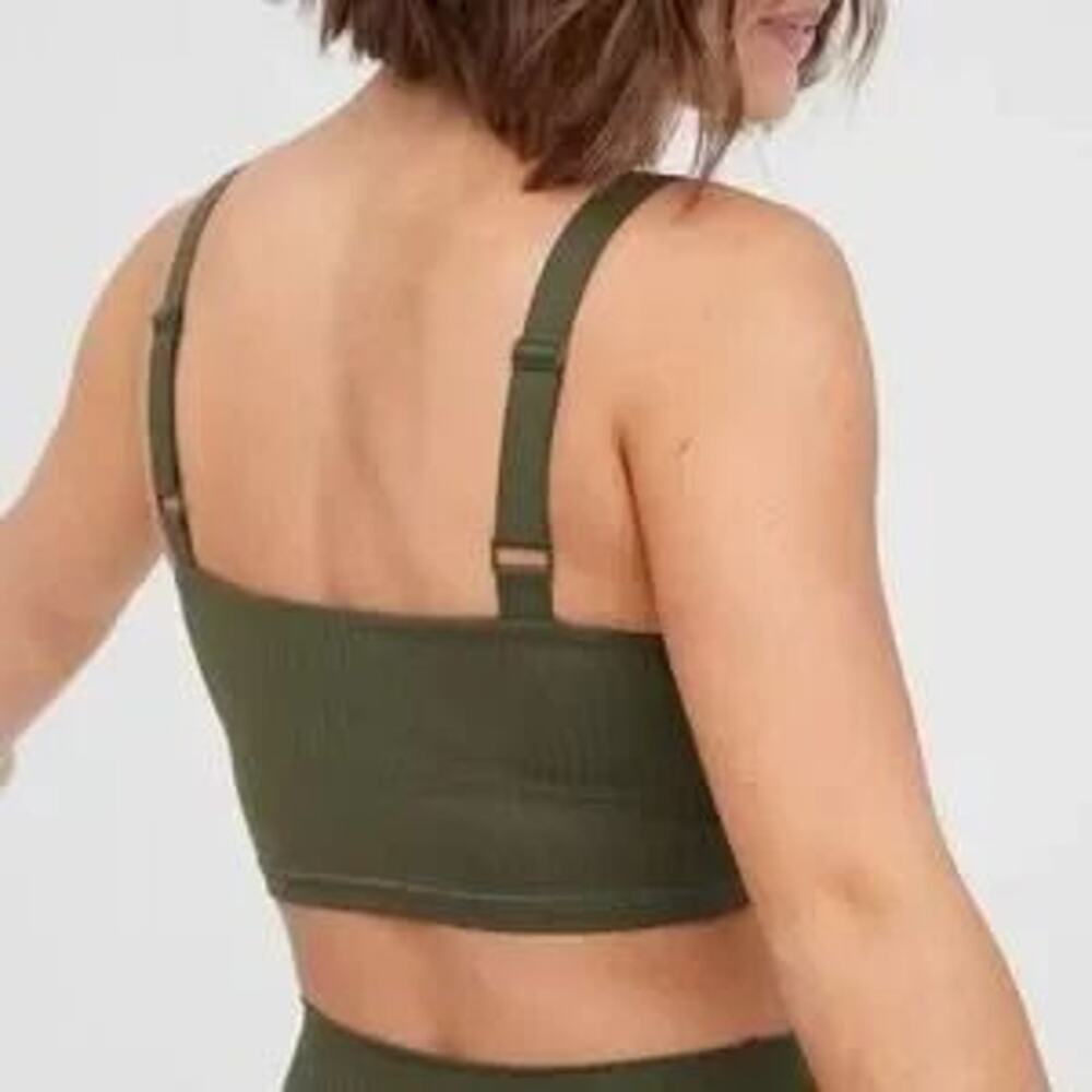 OFFLINE By Aerie Real Me Ribbed Longline Sports Bra - Picture 2 of 4